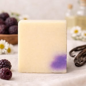 Black Raspberry Vanilla Soap – Shea Butter Soap - Handmade