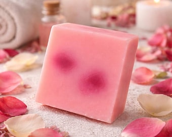 Savon Fleur de rose - Savon artisanal au beurre de karité naturel