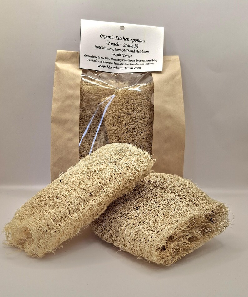 MoonBeam Farm Loofah Kitchen Sponge - Thumbnail 2