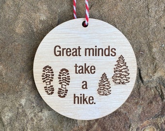 Hikers Gift, Outdoors, Christmas Ornament, National Park Lover, Adventure, Travel, Christmas Tree, Christmas, Holiday Gift, Couples Gift