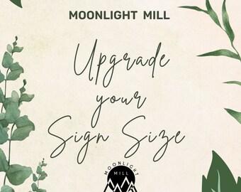 Upgrade or Change Your Sign Size Fee