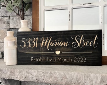 First home, New Home, Housewarming, Address sign, Closing gift, New home gift, Housewarming Gift, Housewarming present, Moving gift