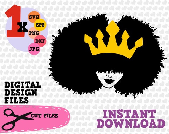Free Free 205 Black Woman Crown Svg SVG PNG EPS DXF File