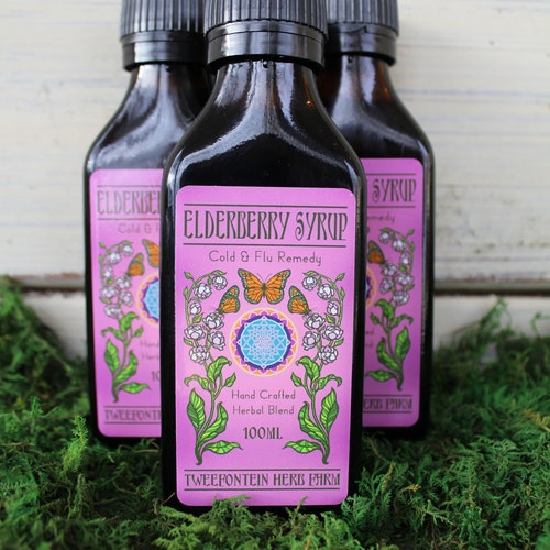 All Organic Elderberry Syrup Add Turmeric Shipping Included Etsy