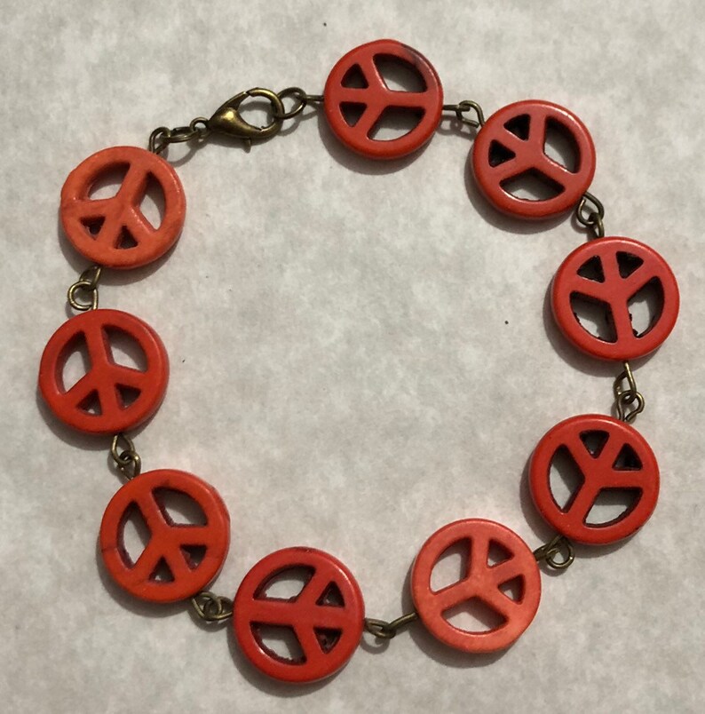 Peace Sign Bracelet