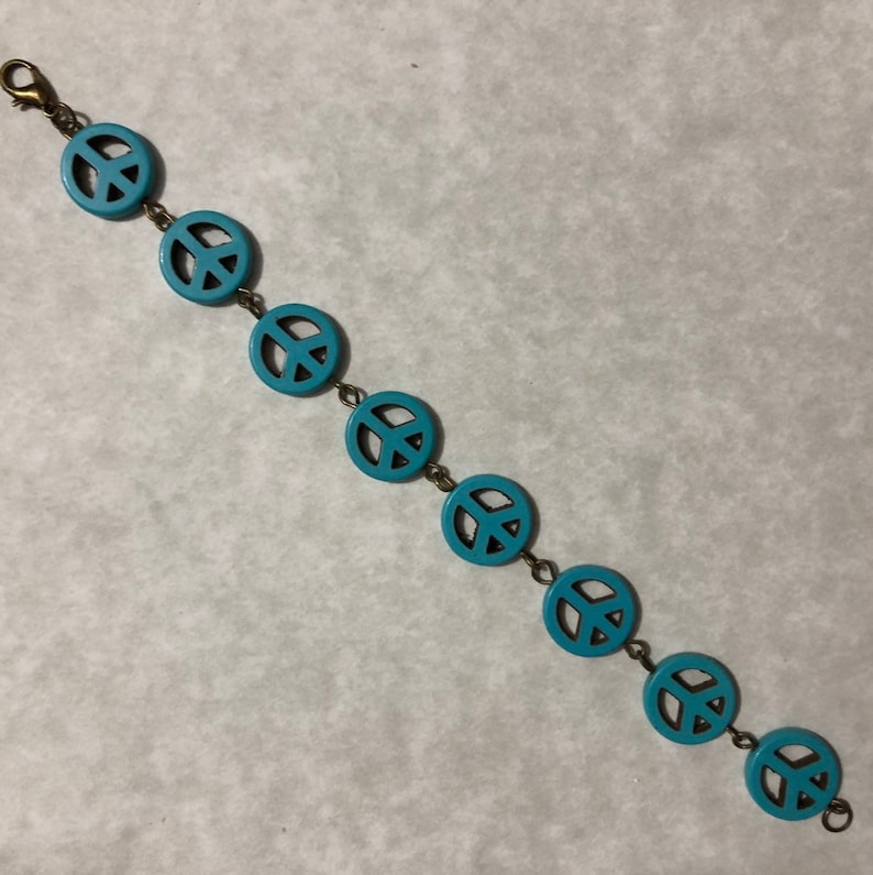 Peace Sign Bracelet