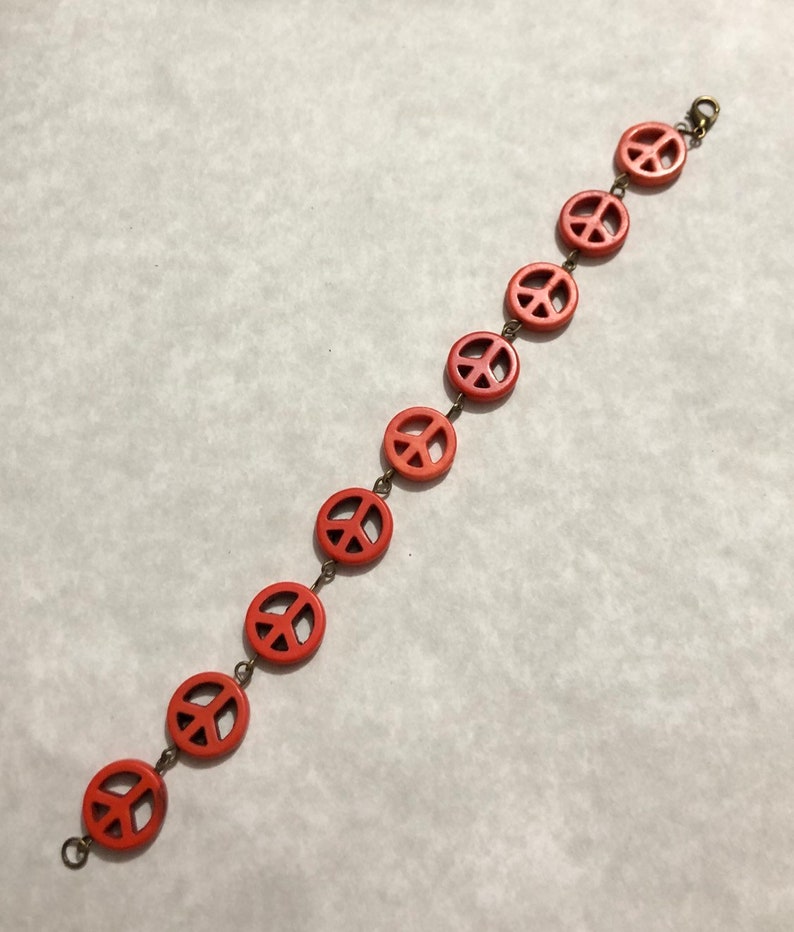 Peace Sign Bracelet