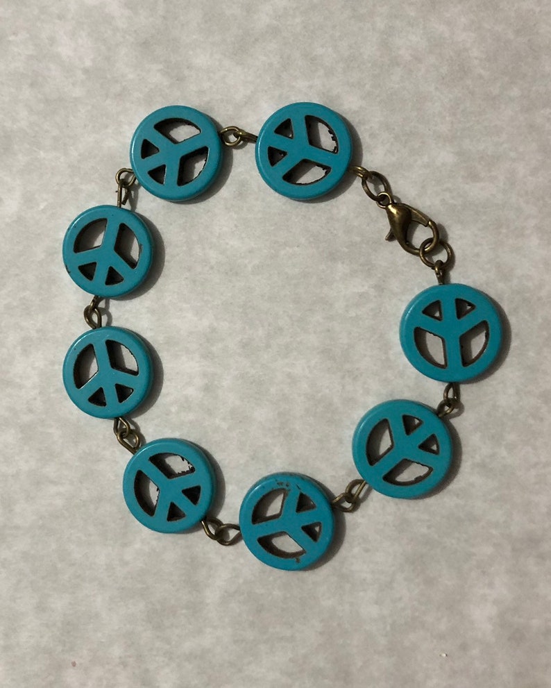 Peace Sign Bracelet