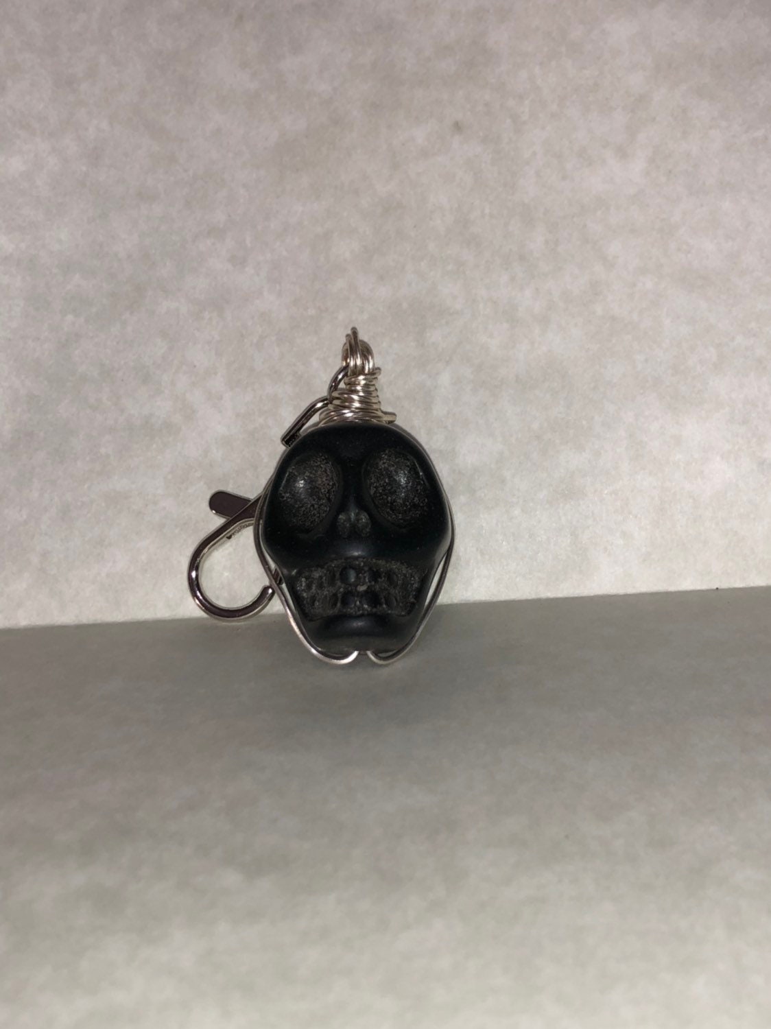 Skull Keychain Etsy