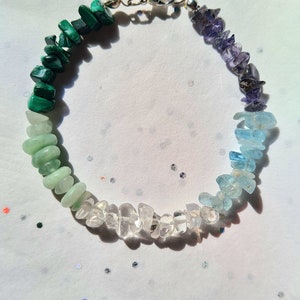 LGBT+ Gemstone chip bracelet - Gay mlm