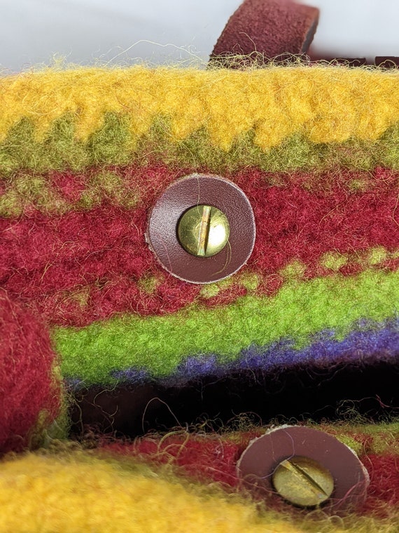 Multi Striped Handbag - image 6