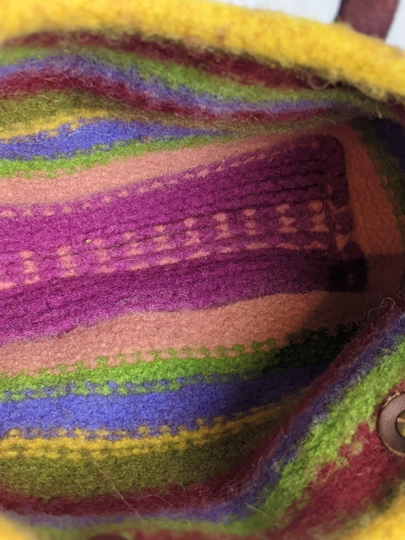 Multi Striped Handbag - image 5