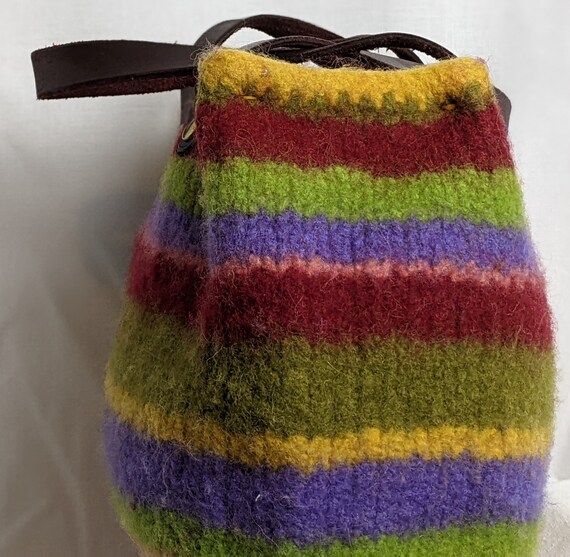 Multi Striped Handbag - image 3