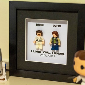 I Love You... I Know. (Star Wars, Lego, Valentine's Day, Couples Gift, Wedding Gift)