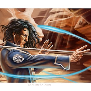 Captain Kaladin | Kaladin Stormblessed | Stormlight Archive | Brandon Sanderson | Stormlight | Fanart | Art Print -DIGTIAL DOWNLOAD