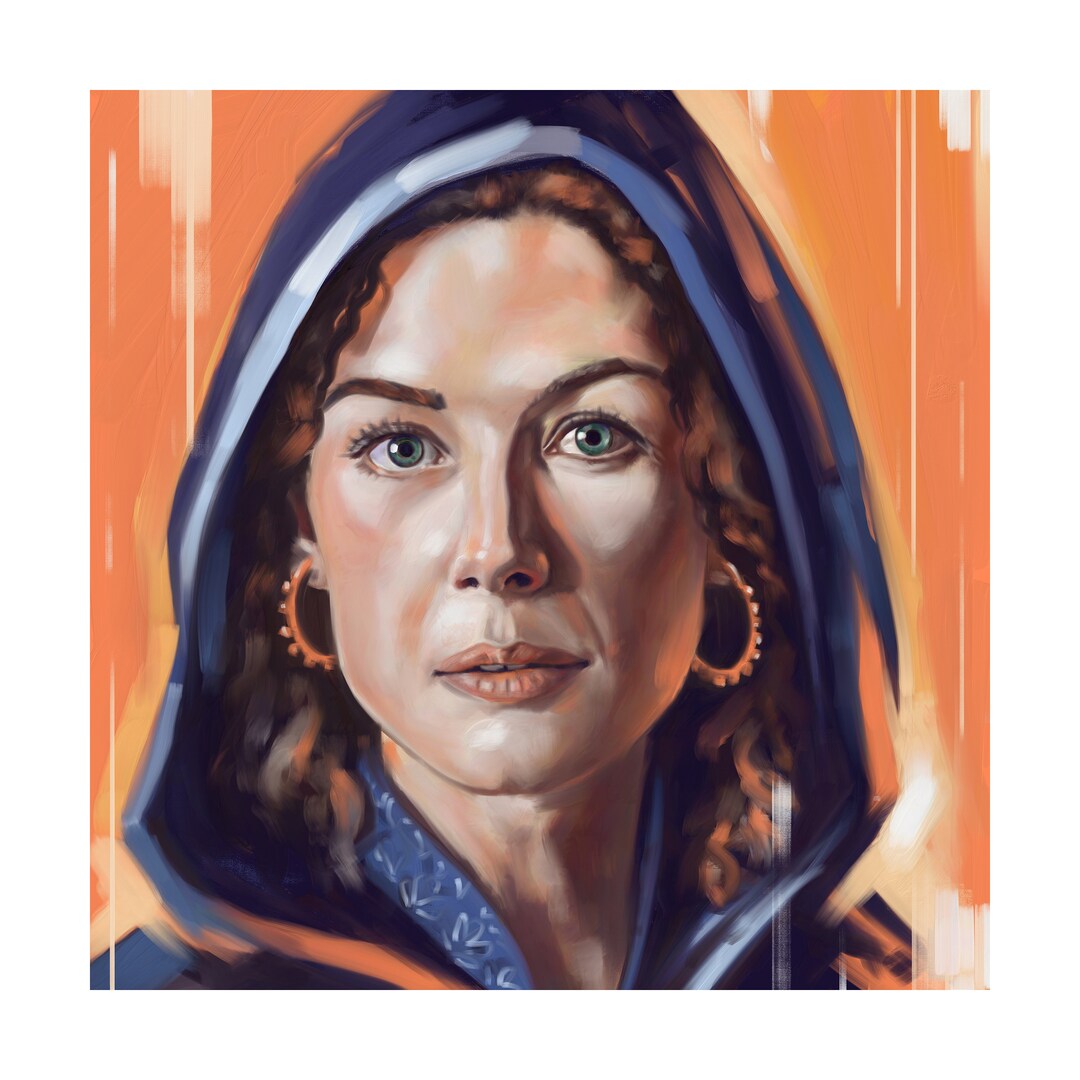 Moiraine Wheel of Time Fanart Archival Art Print Etsy