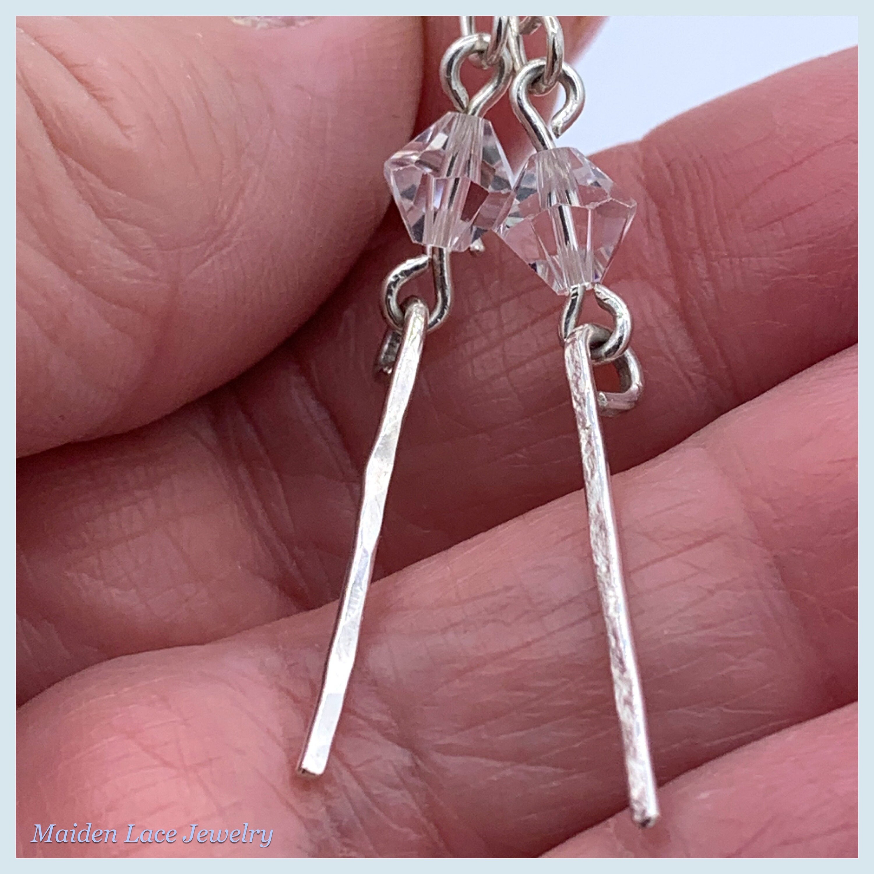 Swarovski bar deals earrings