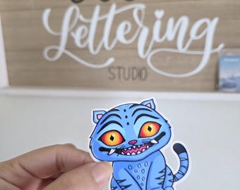 Derpy Tiger Sticker | KPOP Demon Hunters Inspired Sticker