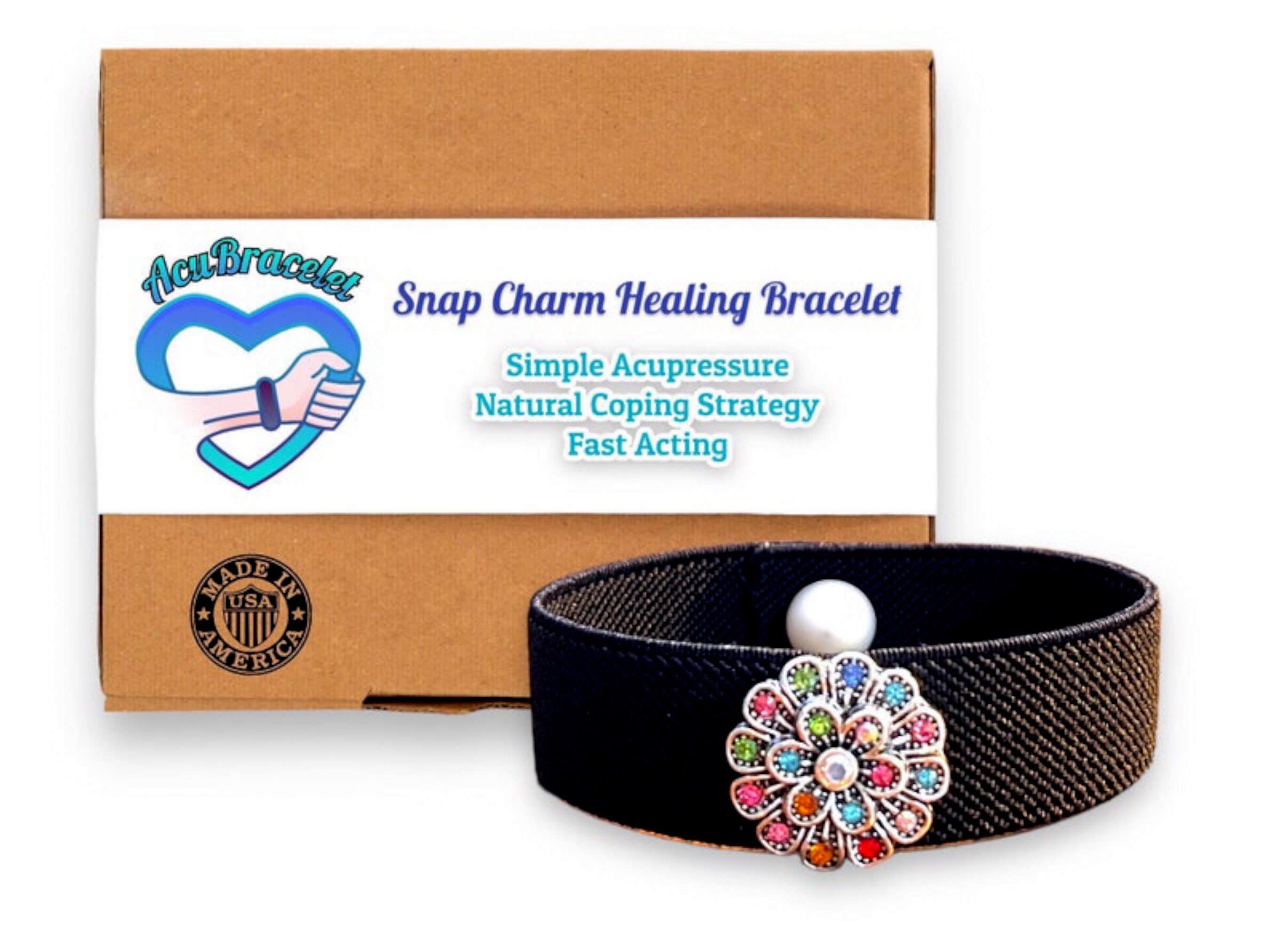 Anti Anxiety Bracelet-Adjustable Calming Acupressure Band-Stress  Relief-Natural | eBay