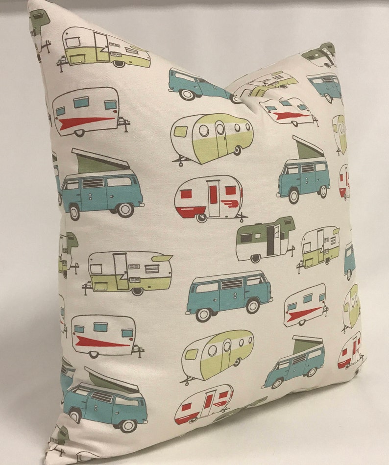 Pillow Cover RV Pillow Camping Pillow VW Pillow Etsy