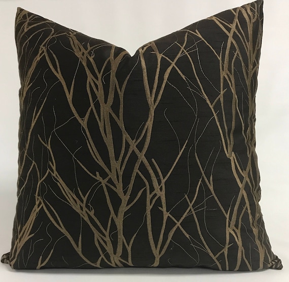 Pillow Cover Chocolate Brown Background Medallion Pillow CoverMedallion Pillow