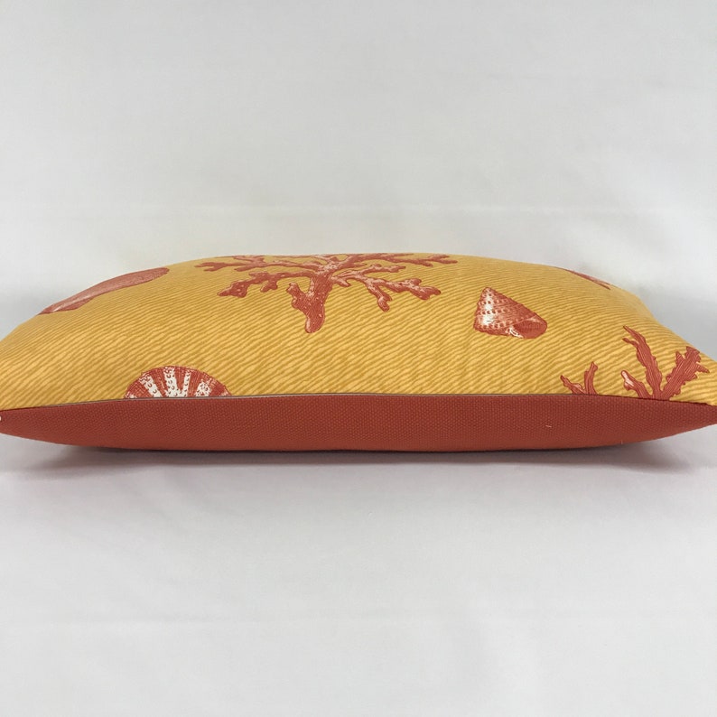 Pillow designer Series Coral Pillow Seashore Etsy