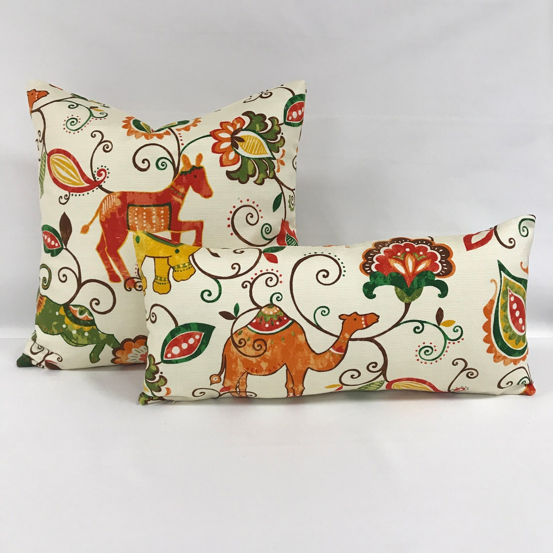 Pillow Cover Animal Pillow Camel Pillow Gazelle Pillow Etsy