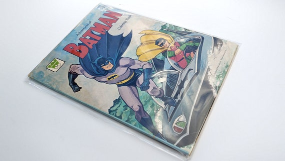 Batman Coloring Book unused 