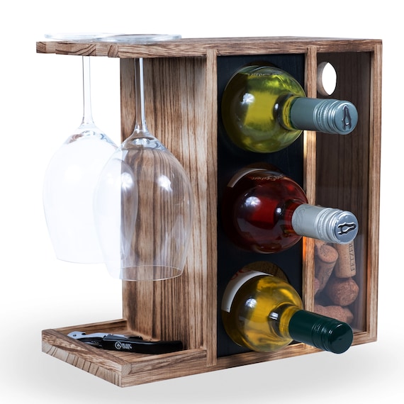 Wine Glass Drying Rack, 6 Stems - Wine Rack Country