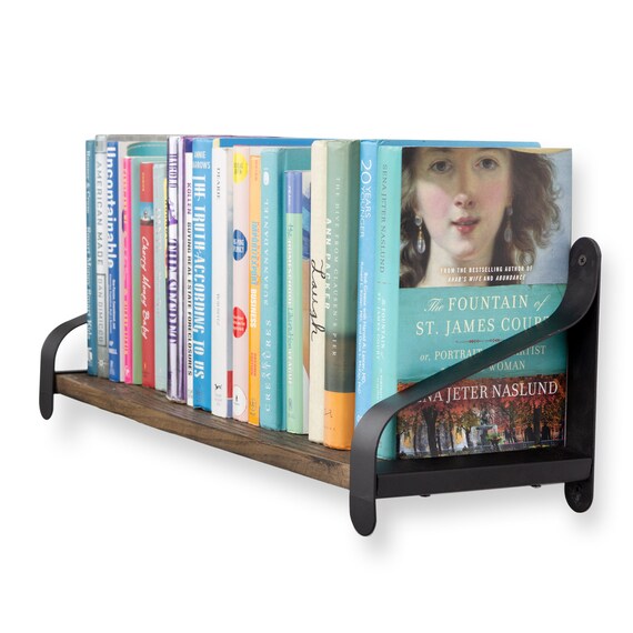 Wall Mount Vintage 24 Inch Floating Shelf With Sy Iron
