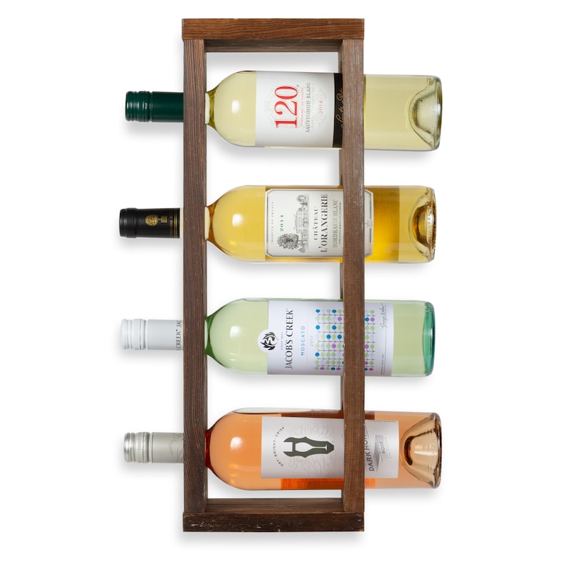 Rustic State Sonoma Solid Wood Wine Rack Table Bottle Holder Etsy