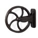 Rustic State Halat Cast Iron Vintage Industrial Wheel Farmhouse Wall Mount Pulley 6.75 Inch Diameter for Custom Make Lamps and Fixtures 