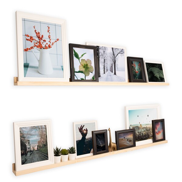 Long Narrow Wall Shelves Etsy