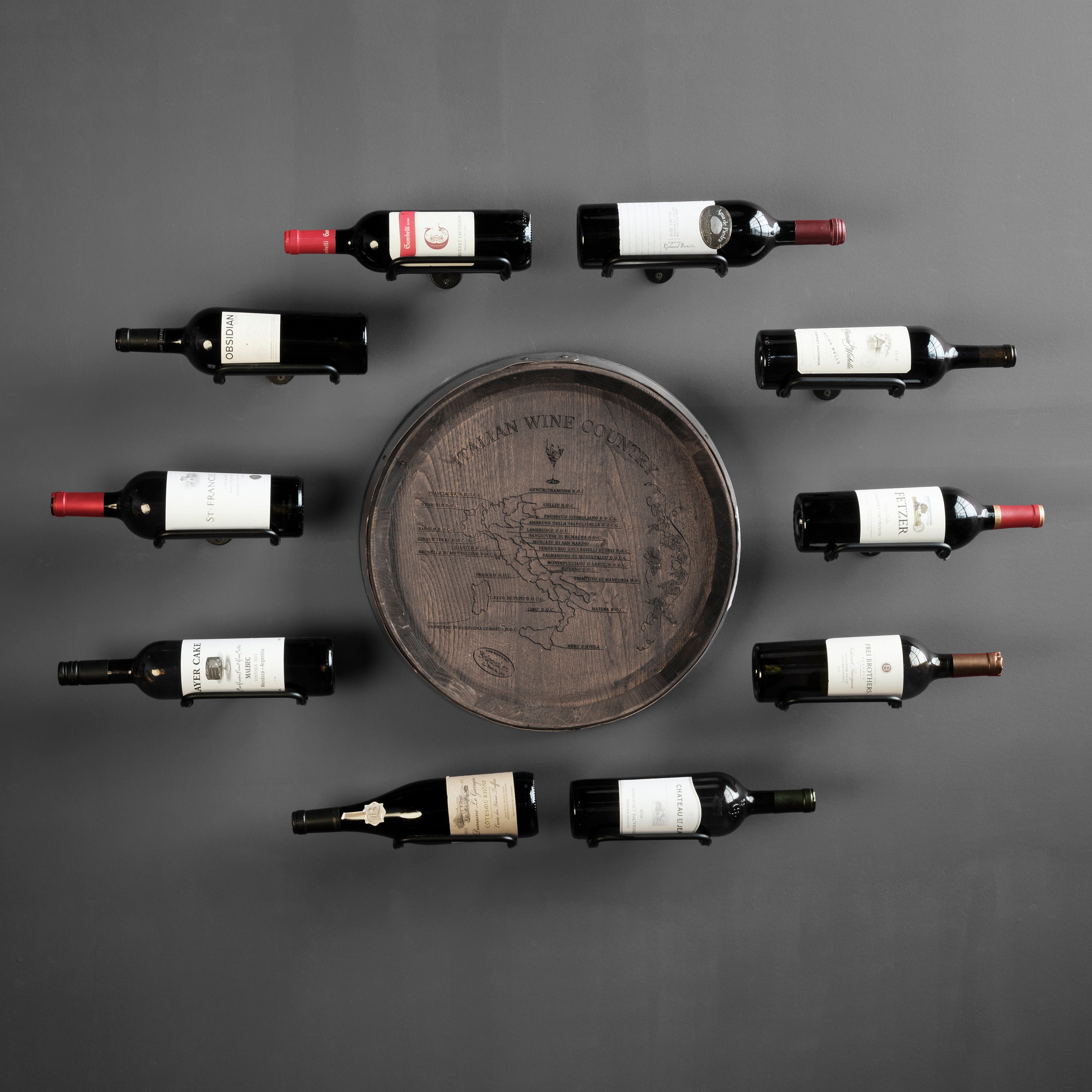 Iron bottle holder best sale