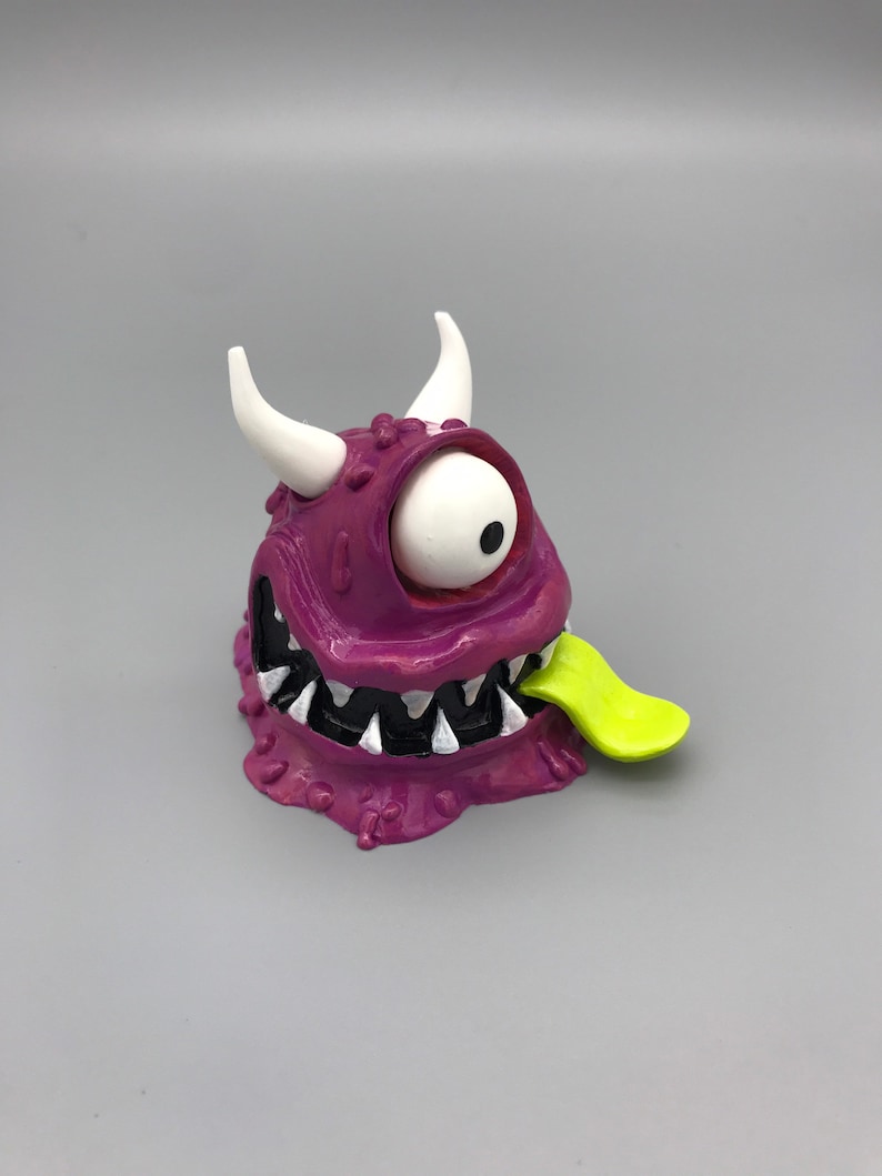 Rat Fink Inspired Demon Blob Purple