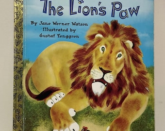 The Lions Paw - 2001 - Vintage Little Golden Book - VGC
