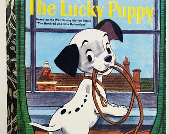 The Lucky Puppy - Walt Disney - 1973 Vintage Little Golden Book - VGC