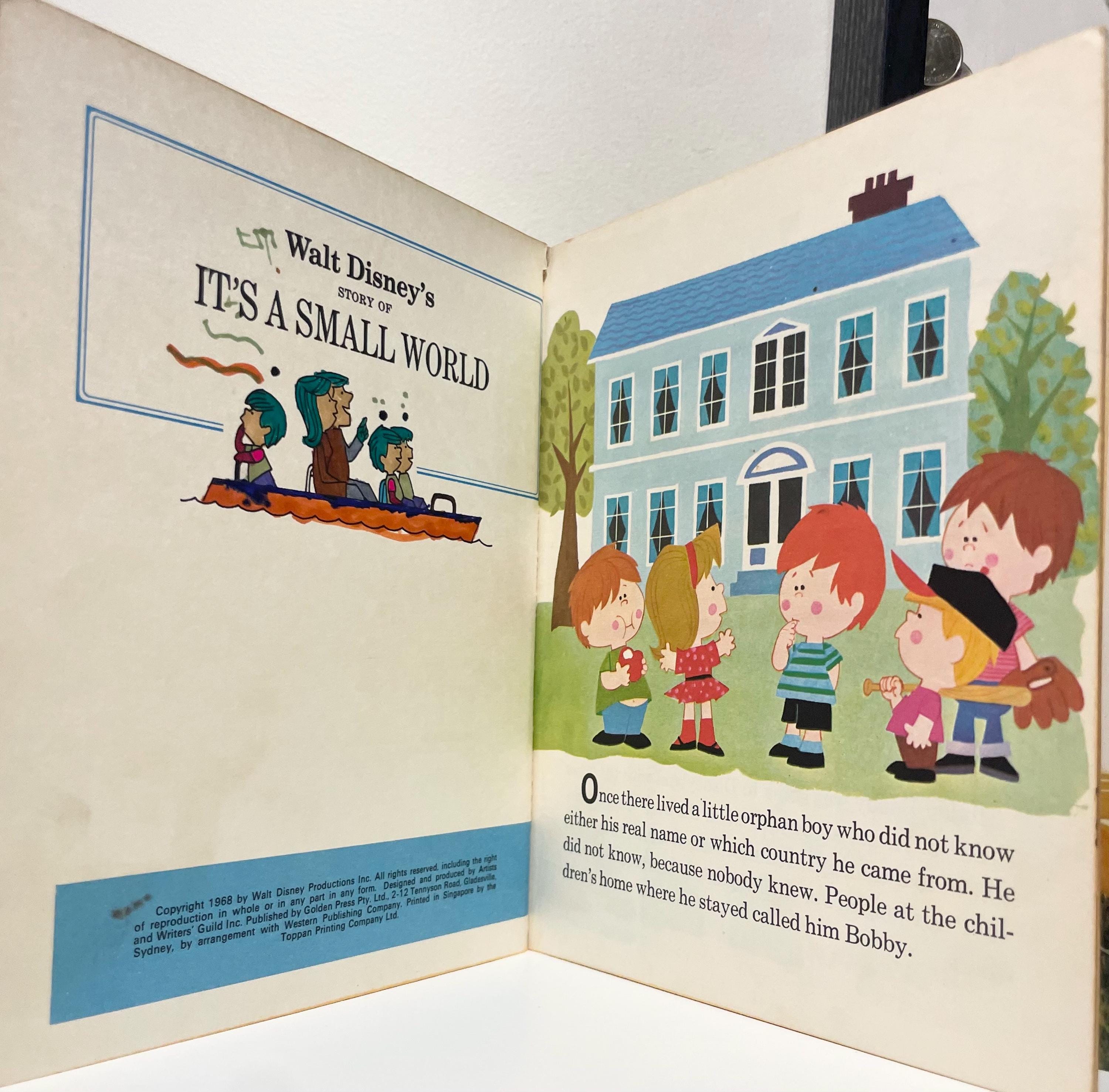 Walt Disney's It's a Small World - 1968 - Vintage Little Golden