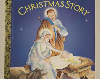 The Christmas Story - 1980 - Vintage Little Golden Book - Very Good Condition