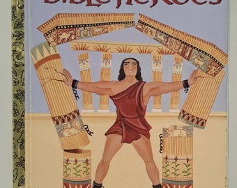 Bible Heroes - 2004 - Vintage Little Golden Book - Very Good Condition