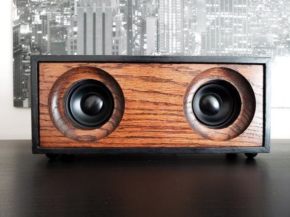 wooden portable speaker