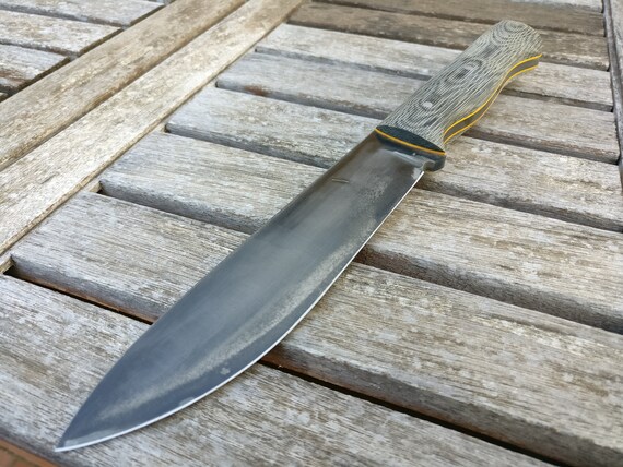 Camp Knife Hunting Knife 1095 High Carbon Steel Micarta Etsy Camp Knife Hunting Knife 1095 High Carbon Steel Micarta Etsy