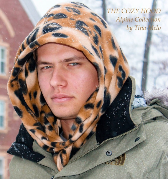 Wild Elegance in Every Thread #cozyhood #fleece