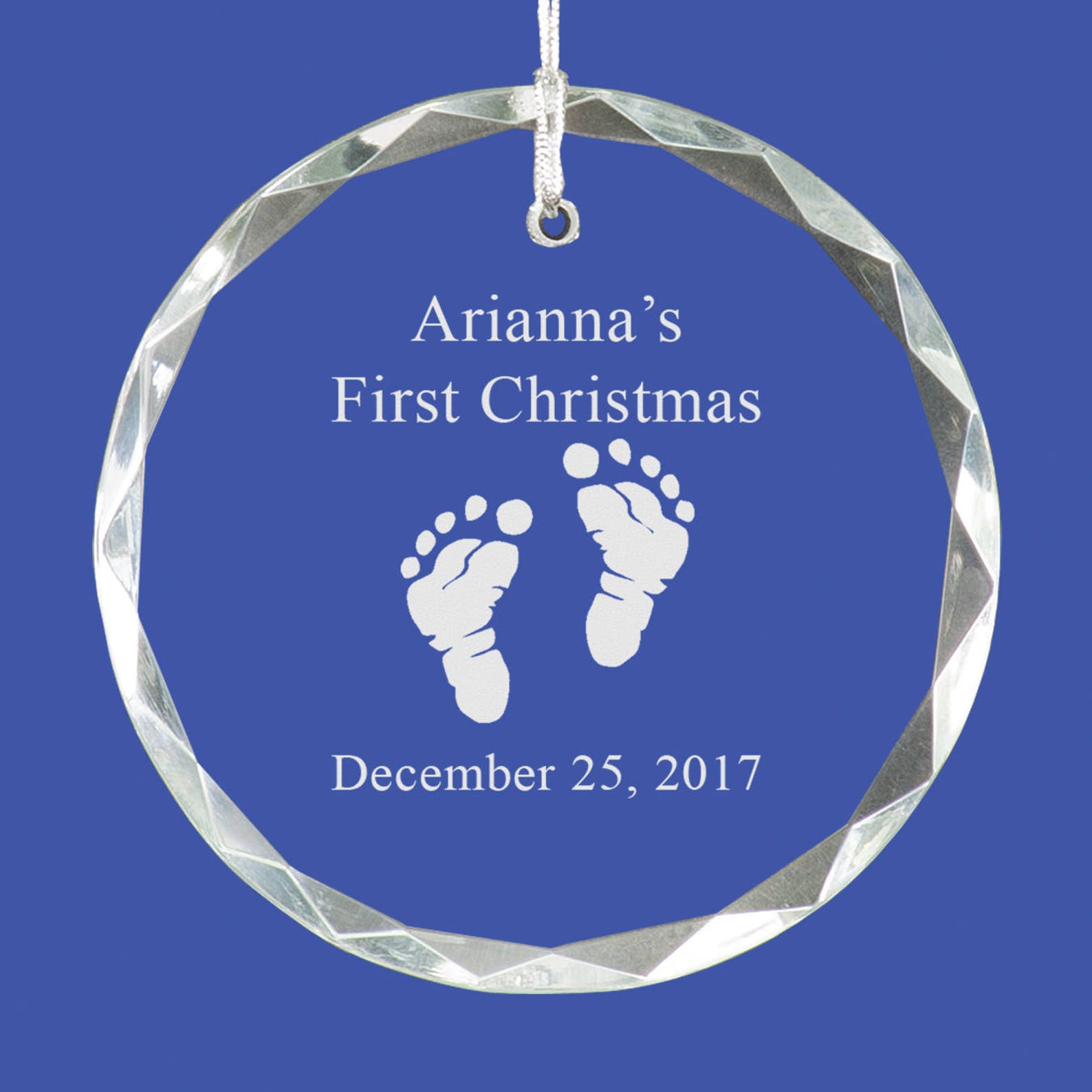 Personalized Custom Engraved Crystal Ornament with Gift Box Etsy