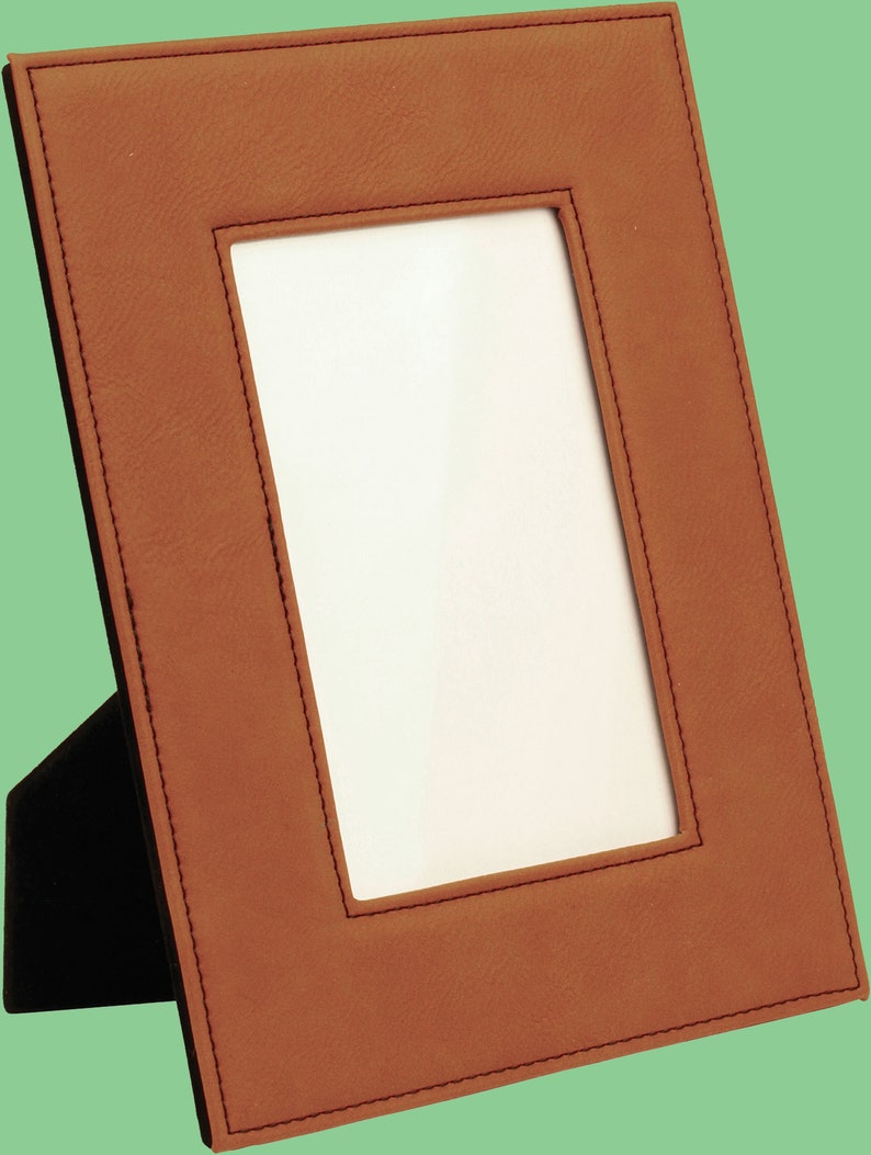 Choose From 9 Frame Colors /& 2 Frame Sizes. Personalized Bar Mitzvah Gift Custom Engraved In Hebrew And English Faux Leather Picture Frame