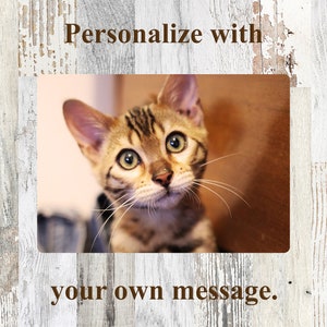 Custom Engraved Faux Barnwood Picture Photo Frame - 2 Frame Sizes, & 2 Styles Available!