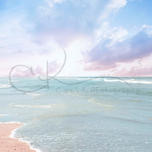 Beach Digital Backdrop