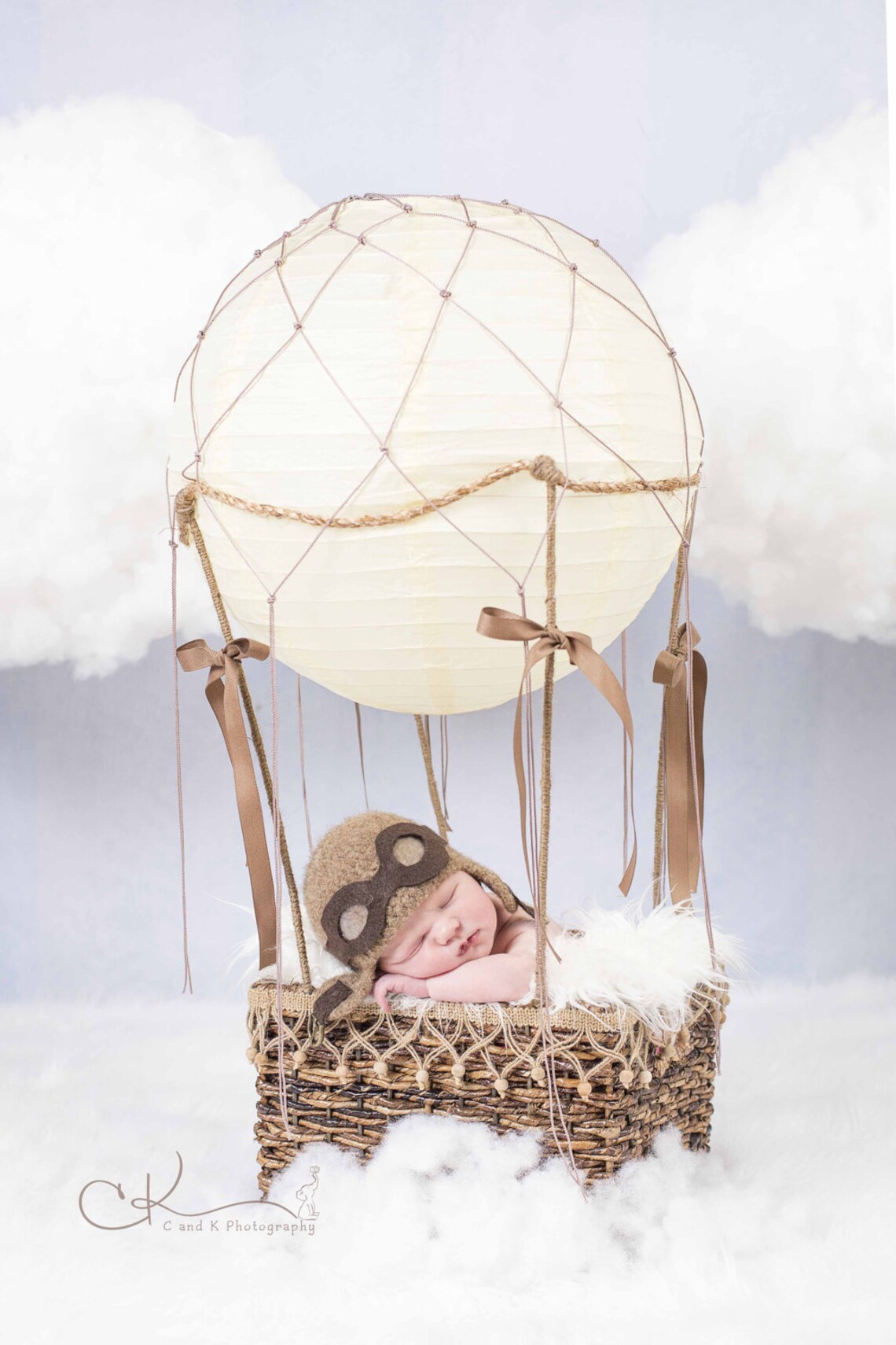 Digital Hot Air Balloon Backdrop, Newborn Hot Air Balloon Backdrop Etsy