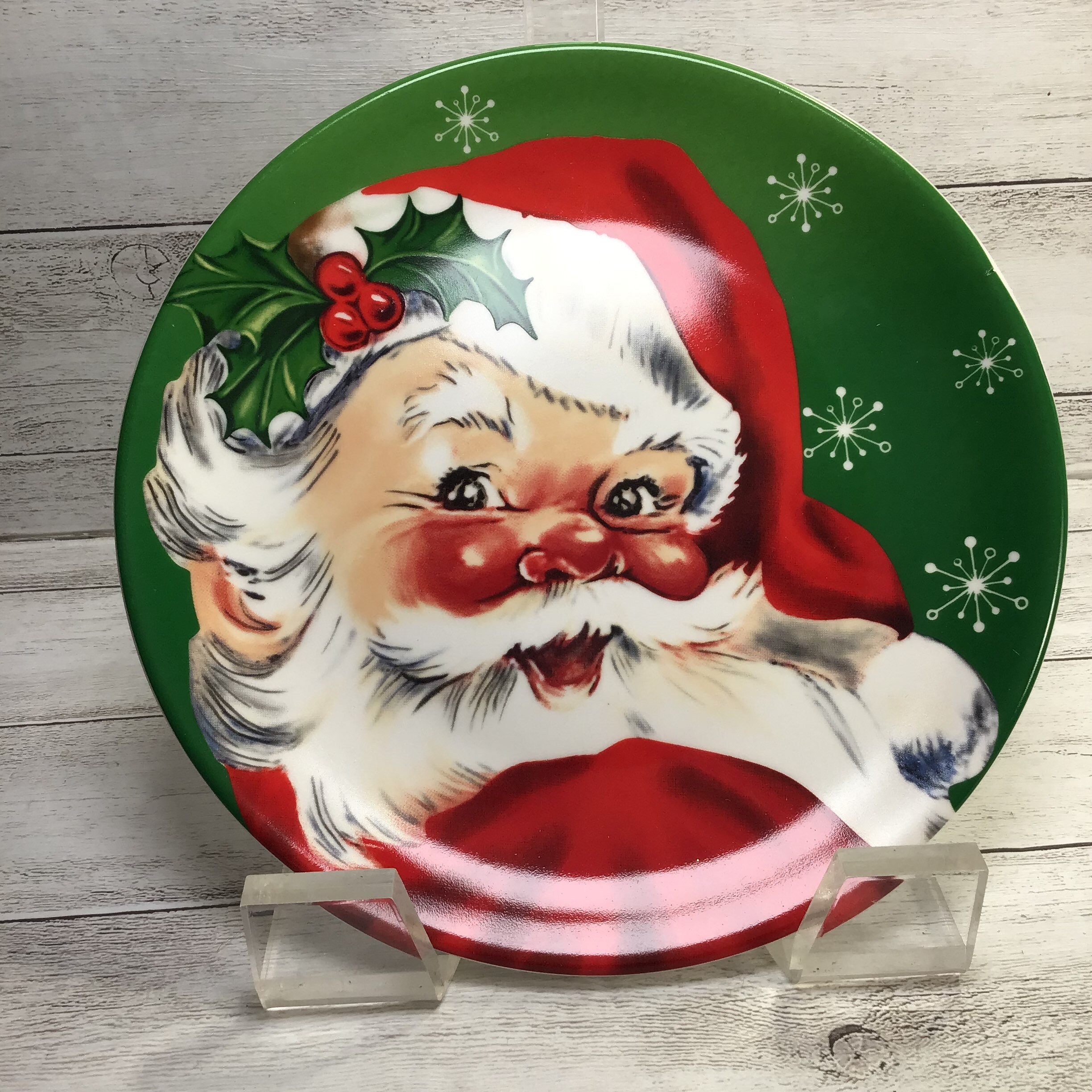 Vintage Santa Claus Dish - Etsy