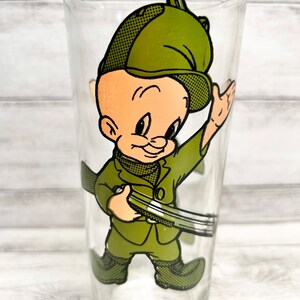 Vintage Pepsi Collector Series &quot;Elmer Fudd&quot; Glass | Warner Bros. Inc. 1973